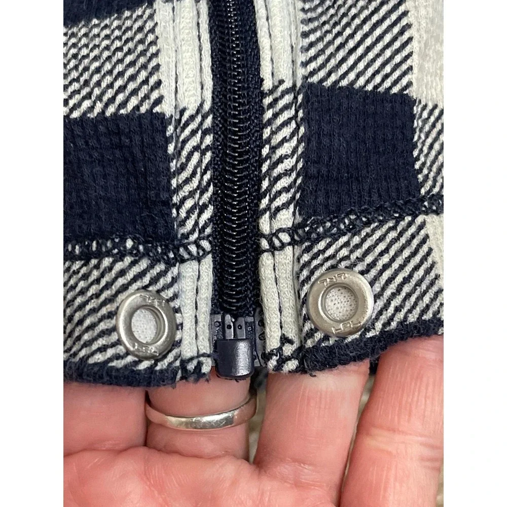 Lauren Ralph Lauren‎ Sweater Jacket 100% Cotton Full Zip Size Large
